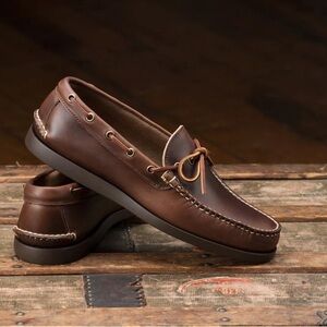 Rancourt & Co. Gilman Camp-moc - Heritage Brown 9 9D men’s boat shoes loafers